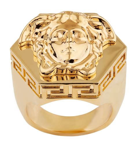 versace anello ring|Versace ring price.